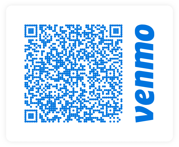 Venmo QR code for the Clearwater Composite Squadron Booster Club, @ccsboosterclub10